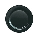 PIATTO PIANO NERO CM 19 CONFEZIONE 20
