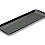 PIATTO RETTANGOLARE NERO CM 6X19 CF 20
