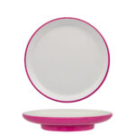 PINK-WHITE MEL.SUSHI PLATE