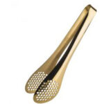 PINZA FORATA CM 25 ACCIAIO EFFETTO ORO