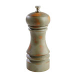 'PROFESSIONAL VINTAGE-MACINAPEPE IN FAGGIO TEDESCO COLOR VERDE CM.6 H.23. MACINA IN FERRO, GRADO DI MACINATURA REGOLABILE ALL''INFINITO 40548'
