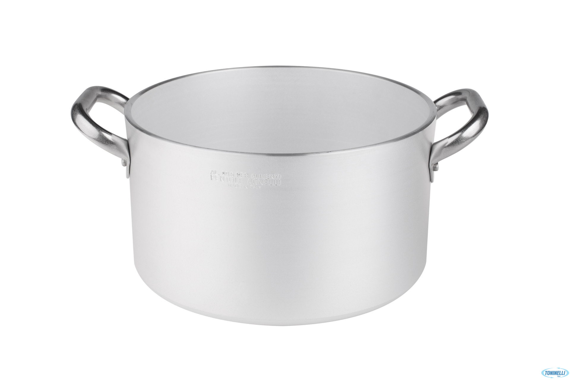 CASSERUOLA ALTA ALLUMINIO RADIANTE 5 MM CON 2 MANICI INOX CM 45 H 25 LT 35