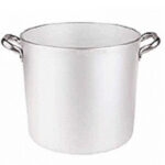 PENTOLA RADIANTE ALLUMINIO 5 MM CON DUE MANIGLIE INOX CM 50 H 45 LT 45
