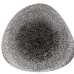 RAKU QUARTZ BLACK-PASTA BOWL TRIANGOLARE CM 21 RKBQTB231