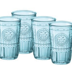 ROMANTIC BLU CONFEZIONE 4 BICCHIERI ACQUA CL 34 387595