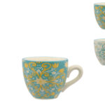 SANTORINI-TAZZA CAFFE SENZA PIATTO DECORI ASSORTITI  RH8621S-JS7EP-JS9EP