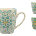 SANTORINI-TAZZA MUG DECORI ASSORTITI  RH9934L-JS7EP-JS9EP