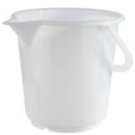 SECCHIO CON BECCUCCIO D33H32 POLIET. BIANCO 17 L