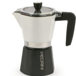 SEIMOKA PLUS-CAFFETTIERA 6 TAZZE BIANCO-NERO  02CF057