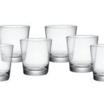 SESTRIERE TRASPARENTE CONFEZIONE 6 BICCHIERI ACQUA CL 23 390400