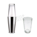 SHAKER INOX CON BICCHIERE CL50 VETRO 165