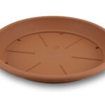 SOTTOVASO IN PLASTICA CM.26 COLOR TERRA COTTA  11026