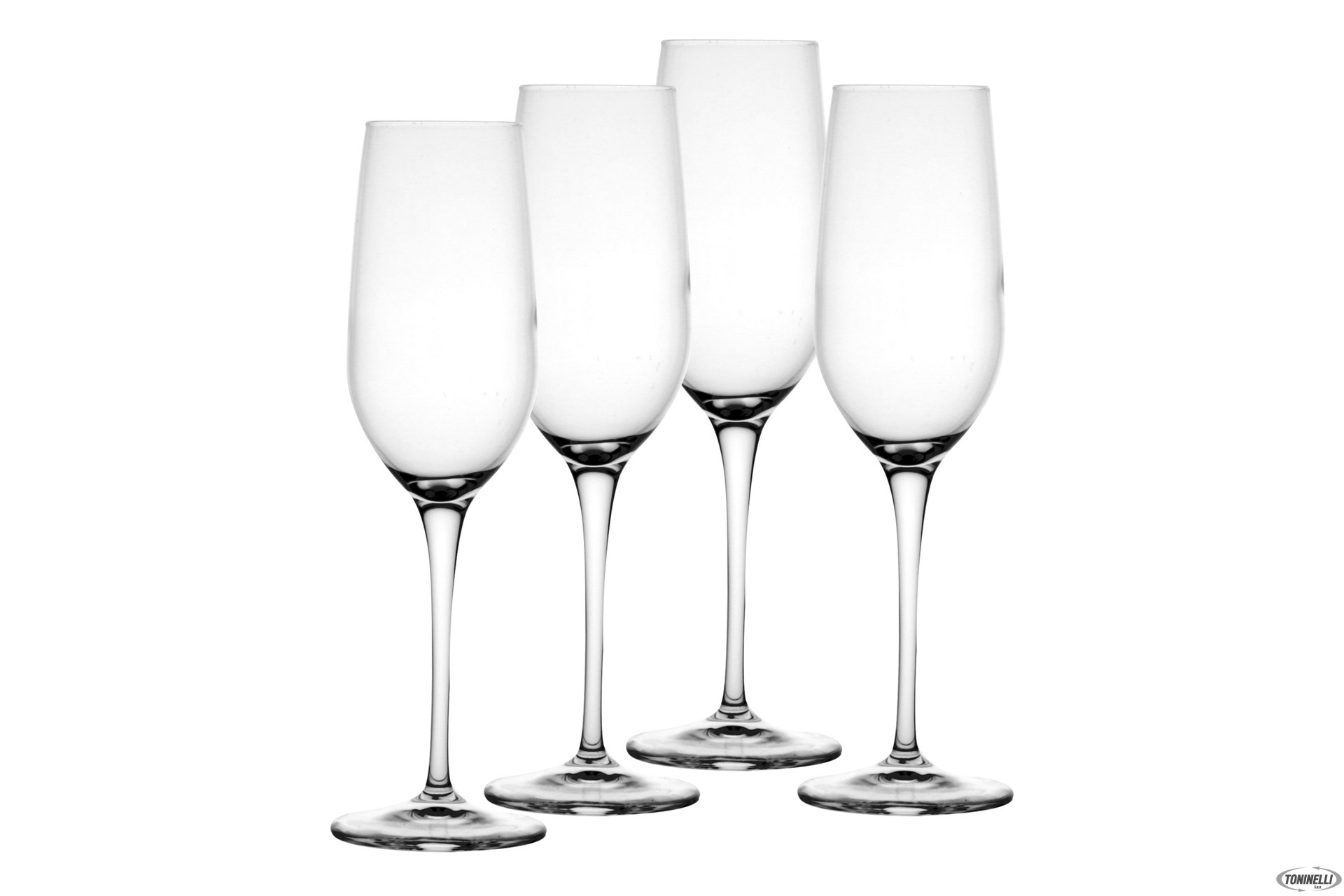 INVENTA-SPAZIO CONFEZIONE 4 CALICI FLUTE CL.21,5   3.20754.G10