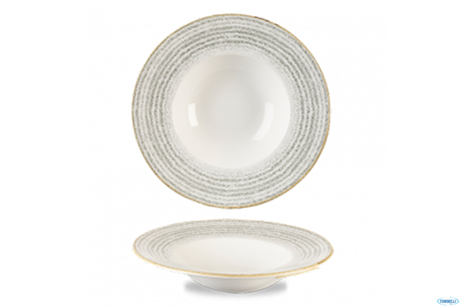 HOMESPUN STONE GREY-PASTA BOWL CM 24  SPSGVWBM1