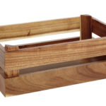 'SUPERBOX-CASSETTA IN LEGNO D''ACACIA CM.29X18,5 H.10,5 ADATTA A GN 1/4 11622'