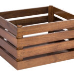 'SUPERBOX-CASSETTA IN LEGNO D''ACACIA CM.35X29 H.20 ADATTA A GN 1/2 11722'