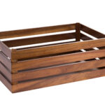 'SUPERBOX-CASSETTA IN LEGNO D''ACACIA CM.55,5X35 H.20 ADATTA A GN 1/1 11721'