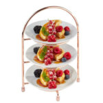 SUPPORTO BUFFET 18,5X15,5H26 COLORI RAME
