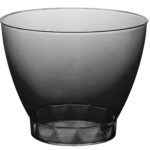 TIME NERO-BICCHIERE 280CC CON TACCA CONFEZIONE 12PEZZI F602202911