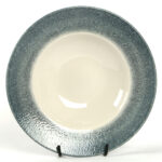 RAKU TOPAZ BLU RIM-PASTA BOWL CM 28  RKTBVWBL1