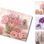TOVAGLIETTA AMERICANA 28,5X43 FLOWERS 77170