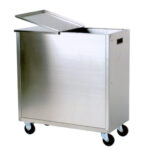 TRAMOGGIA PER FARINA INOX PER 2 SACCHI DA 25 KG