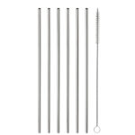 USE E REUSE CONFEZIONE 6 CANNUCCE INOX CM 24 CON SCOVOLINO  55737906