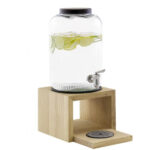 VALODISPENSER BEVANDE 7 LTR BASE LEGNO QUERCIA