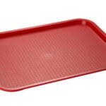 VASSOIO FAST FOOD D35X27H PP, ROSSO IMP, ANTISCIV
