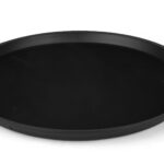 VASSOIO TONDO NERO ANTISCIVOLO TONDO CM 35