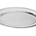 VASSOIO OVALE CM 40X27 SP.0,7 INOX AISI 304
