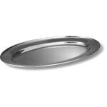 VASSOIO OVALE INOX CM 45X29,5  7097