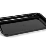 VASSOIO ANTIASSORBENTE IN PMMA CM.22X36X3,5 NERO 130 A7-NER