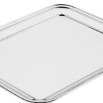 VASSOIO RETTANGOLARE INOX 32X25
