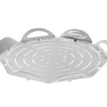 VASSOIO-TAGLIERE PIZZA TONDO ALLUMINIO FORATO CON PIEDINI CM 41 VPFT41