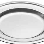 VASSOIO TONDO BORDATO INOX 18.10 38X2H