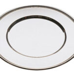 VASSOIO TONDO INOX D30.5H