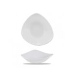 VELLUM WHITE-PIATTO FONDO TRIANGOLARE CM 18,5  WHVMTRB71
