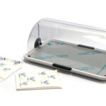 VETRINETTA CON VASSOIO INOX CM 46,5X31,5X19,5 L178VAS
