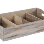 VINTAGE-PORTAPOSATE 4 COMP. 51X28H13H ACACIA-BIA