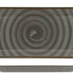 VORTEX GRIGIO KIMI PIATTO RETTANGOLARE CM29X17,5