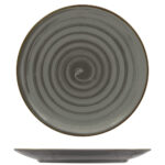 VORTEX GRIGIO SIVIGLIA PIATTO FRUTTA CM 21