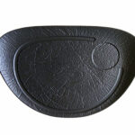 VULCANIA NERO-PIATTO BISTECCA OVALE 37X25 VU034370779