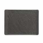 VULCANIA NERO-PIATTO RETTANGOLARE 20X15 VU034200779