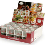 WECK R ESPOSITORE DA BANCO 24 PEZZI VASO ML.165 COP.80 19444