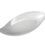 WHITE MEL.LEAF BOWL 50,7X22,5X6,3