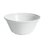 WHITE MELAMINE OLARIA BOWL 250X110   T56325