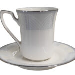 ZABRINA 7815 TAZZA CAFFE CON PIATTO