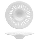 ZEFIRO-PIATTO FONDO GOURMET CM 28 BIANCO IN PORCELLANA INVITO INTERNO CM 11