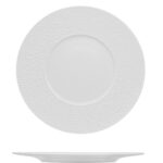 ZEN TUNISIE MARTELLATO BIANCO-PIATTO PIANO CM.23  8900123